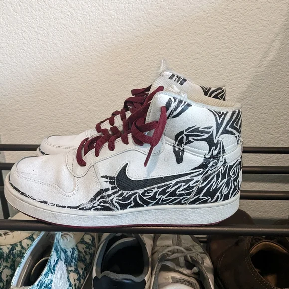 Custom Nike ebernon mid - Picture 3 of 8